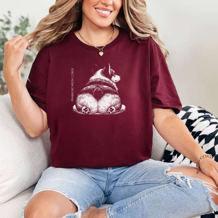 Pembroke Welsh Corgi Unisex Softstyle T-Shirt for wholesale by Pets and Humans