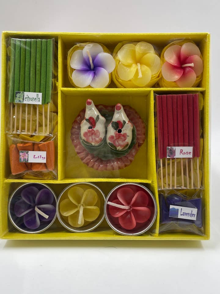 Velas Artesanales, Incienso y Soporte de Cerámica para venta al por mayor de Funky Yak Ltd