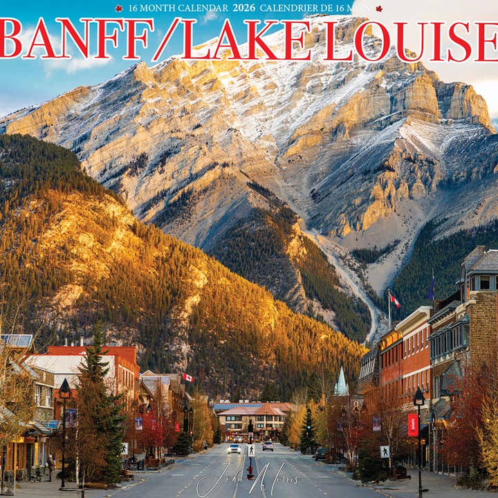 2026 Banff/Lake Louise Large Wall Calendar for wholesale by Lens make a picture