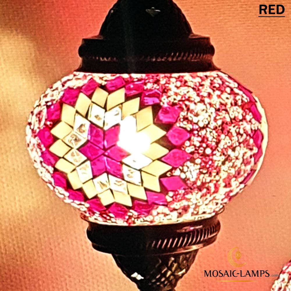 Mosaic Lamps - Vente Appliques - Lampe murale turque bohémienne antique à 2 têtes5