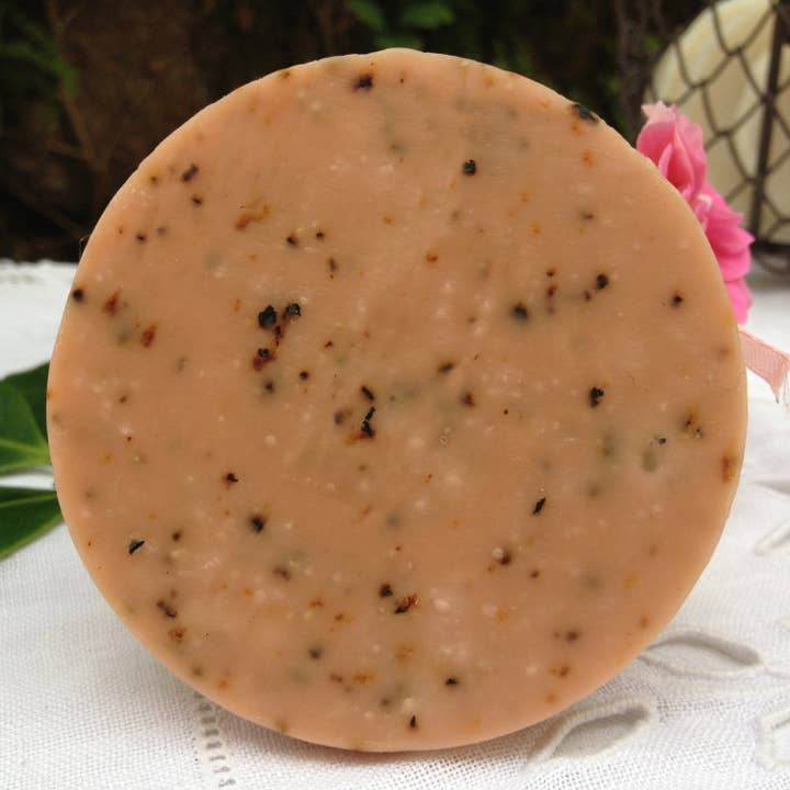 Jabón natural con leche entera, hojas de té para venta al por mayor de Les Belles De Savon