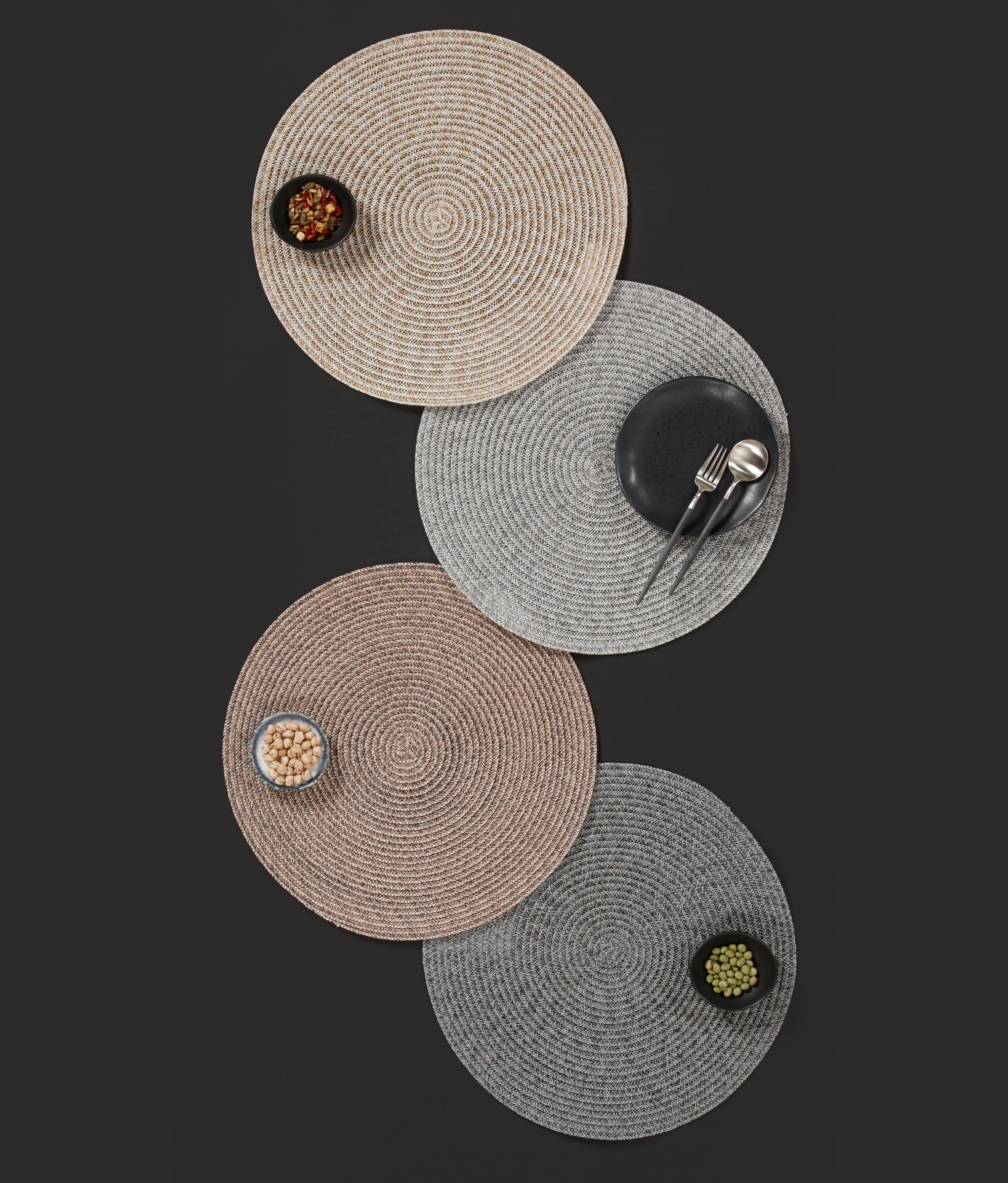 Tiseco - Wholesale Placemat - Placemat MELANGE - Round - ⌀ 38 cm2