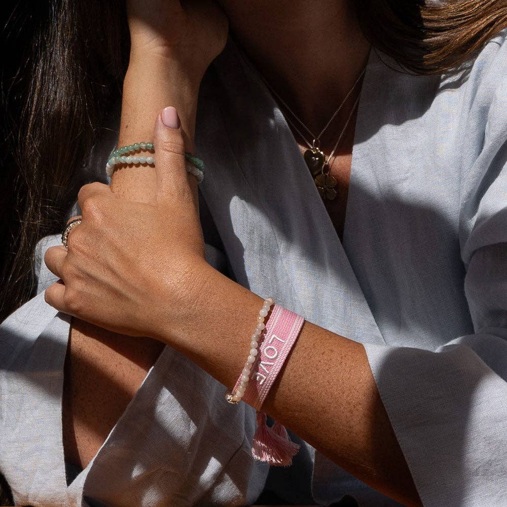 Palas Jewellery - Wholesale Woven/Braided Bracelet - Love Mantra Band1