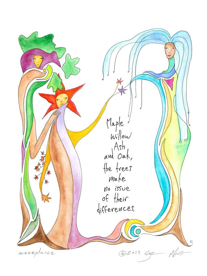 Lámina artística Acceptance 11x14 para venta al por mayor de StoryPeople