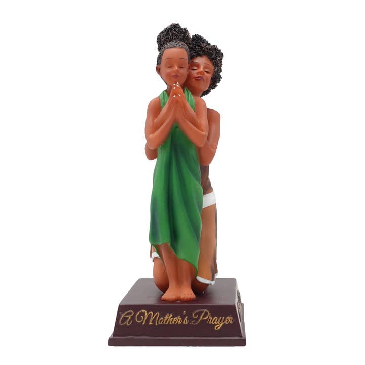 A Mother's Prayer Figurine for wholesale by African American Expressions