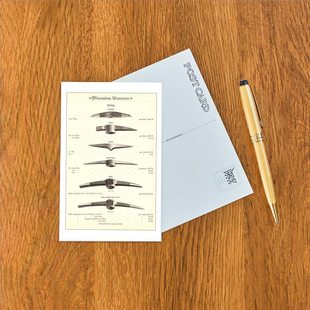 Found Image Press - Vente Cartes postales - Publicité de carte postale TL-10 pour Pick Heads1