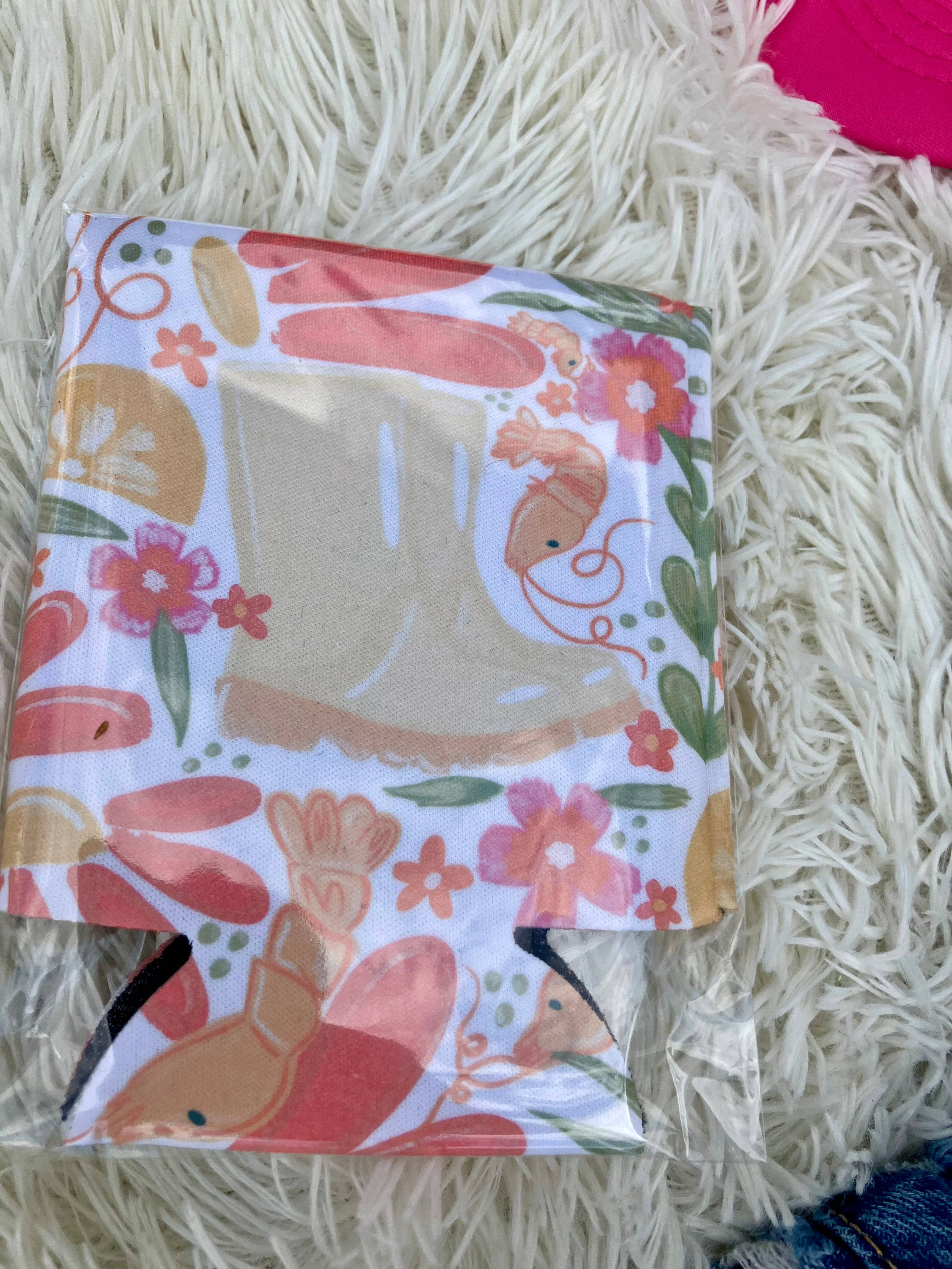 on the Bayou - Wholesale Drink Huggers & Koozies - Shrimp floral shrimp festival koozies3