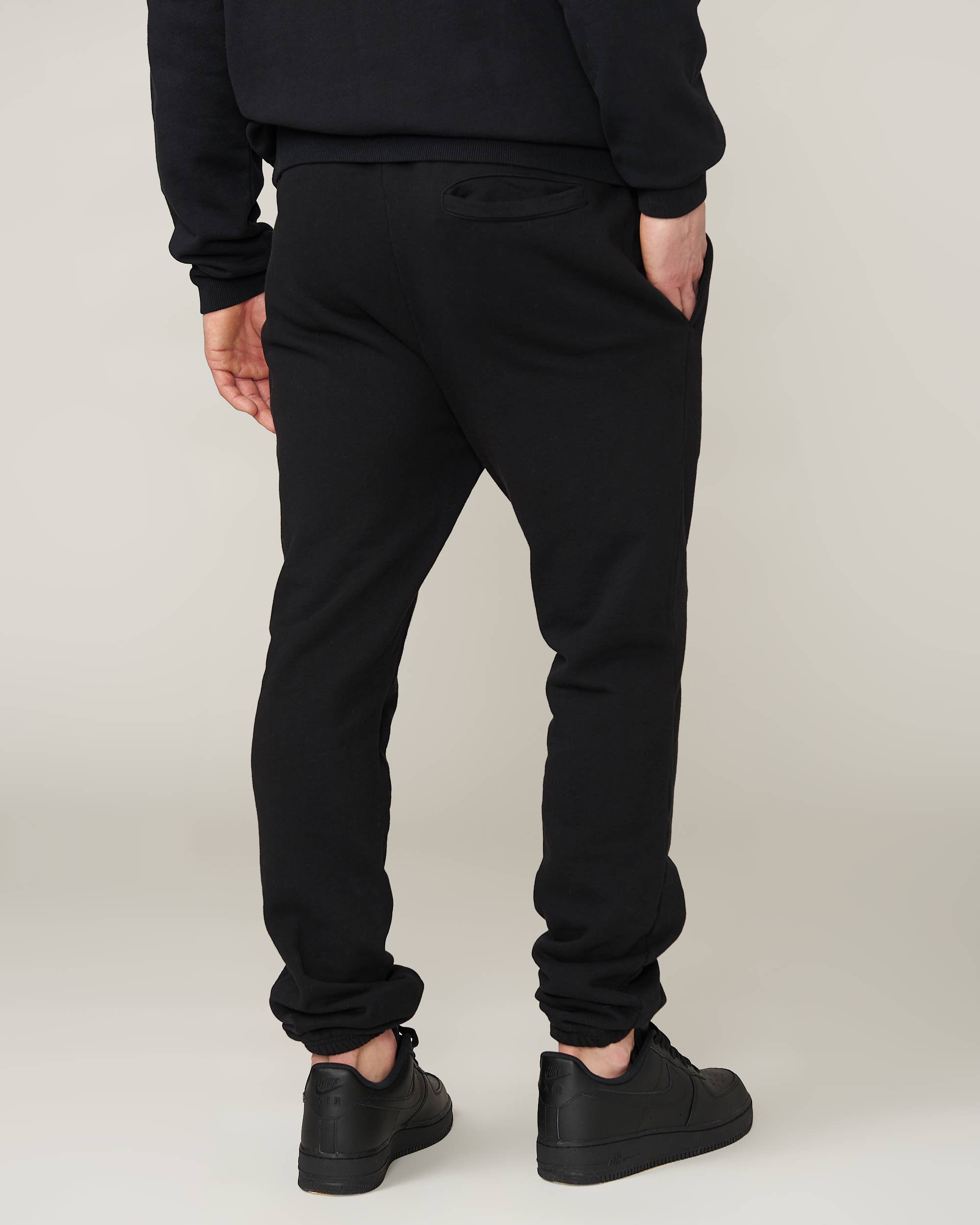 Tourn - Wholesale Athletic Sweatpants/Joggers - Men's - Miles French Terry Jet Black Jogger2