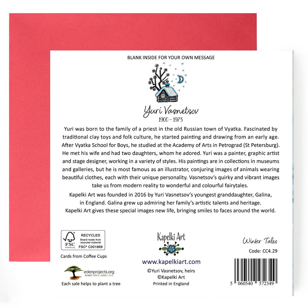 Kapelki Art - Wholesale Christmas Card - Father Christmas. Merry Christmas greeting card1