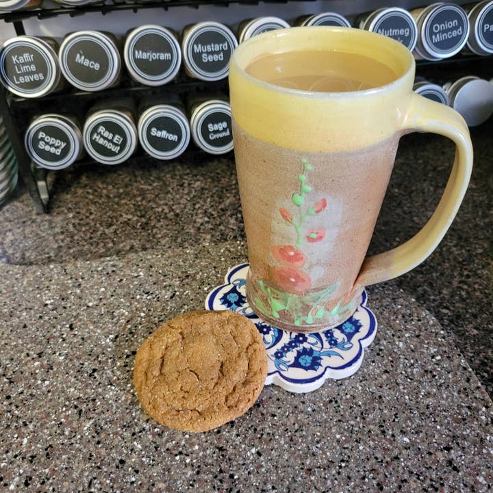 Eclectic Woodchuck – Base de copos por atacado – Porta-copos serigrafados em cerâmica em padrões variados3