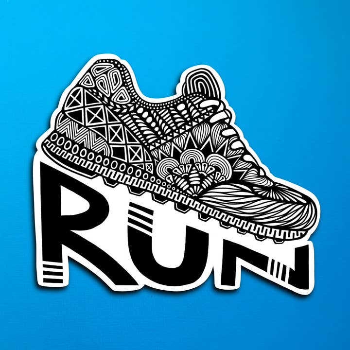 Run Sticker for wholesale by Zenspire Designs