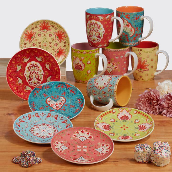 Certified International - Wholesale Coffee Mug - Francesca Mugs 6 asst