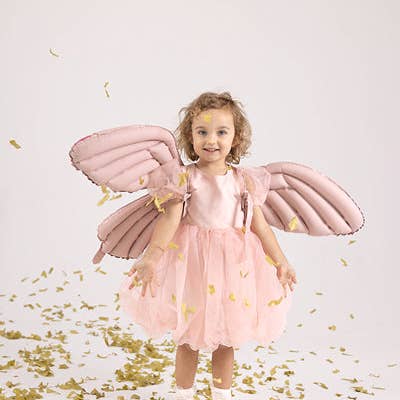 Ellie's Party Supply - Wholesale Inflatables - Butterfly Wings Foil Balloon - Matte Purple Wearable Accessory | 40x20 Inches