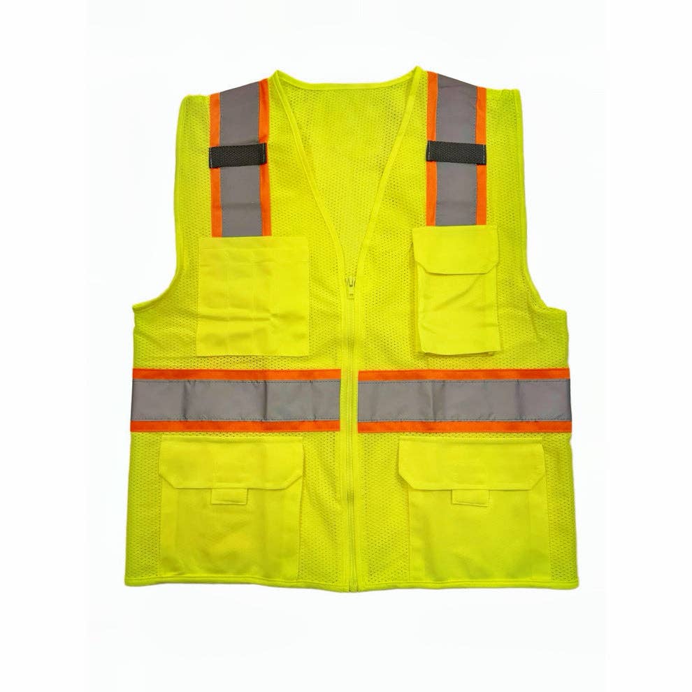 Thread Stylez (Authorized Dealer) – wholesale Safety vest – Unisex – Premium Hi-Vis Reflective Safety Vest - Wholesale Workwear0