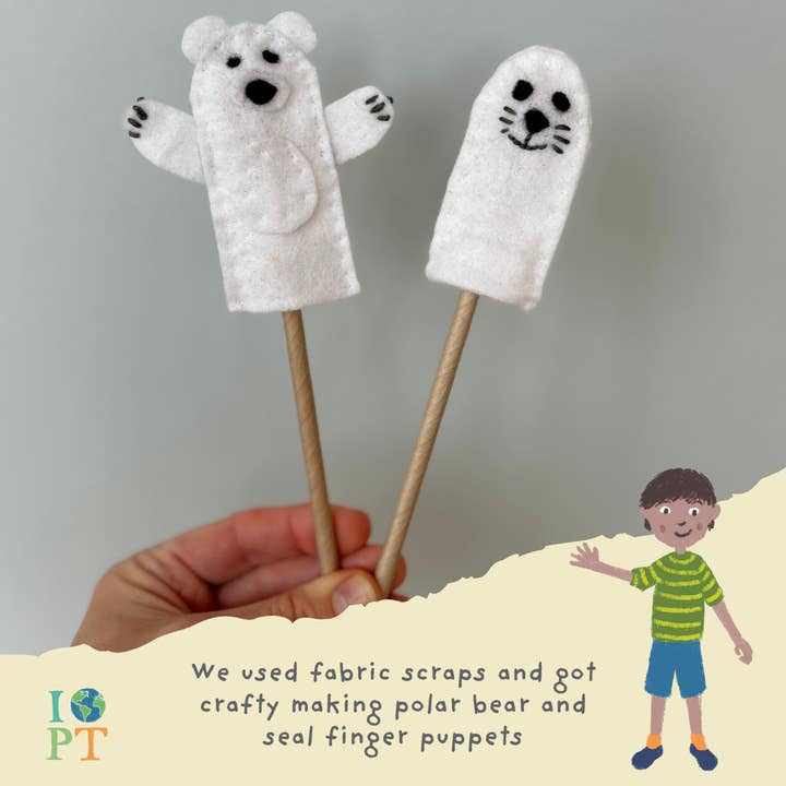 It’s Our Planet Too – wholesale DIY craft kit – Child – CHILDREN'S ECO ACTIVITY BOX - Prowling polar bears11