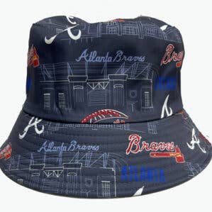Chapeau seau des Braves d'Atlanta pour la vente par Turnovers Inc
