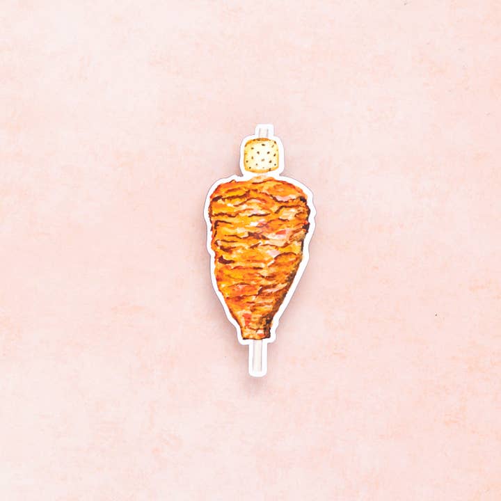 Trompo al Pastor Meat Sticker for wholesale by kathyphantastic