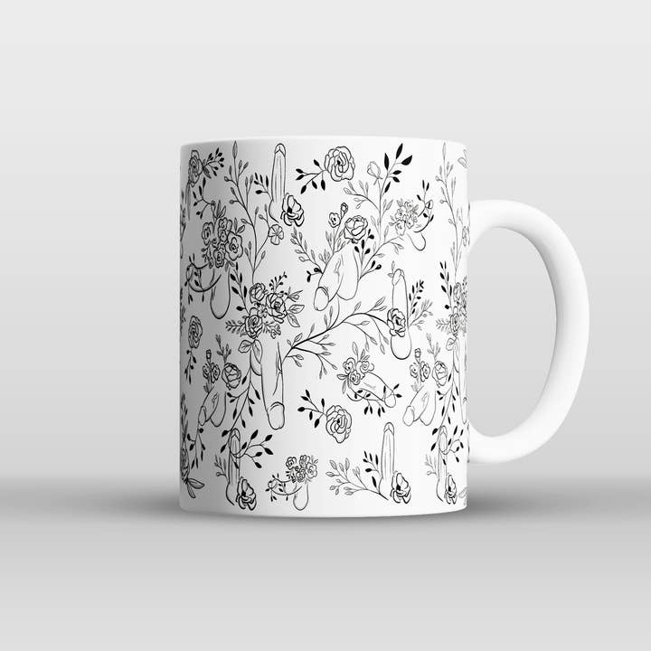 Risqué Gifts - Wholesale Coffee Mug - Floral Mug4
