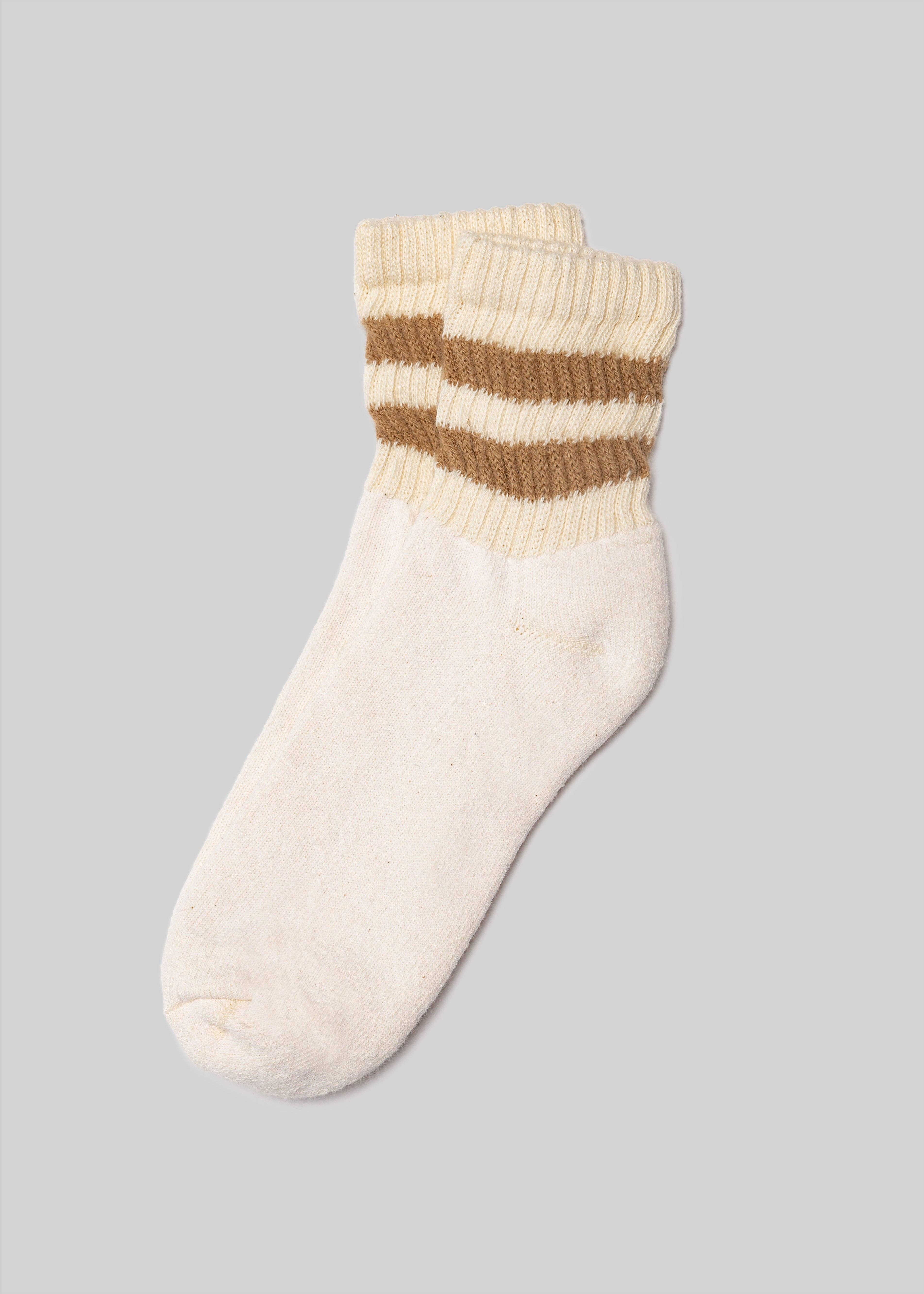 American Trench - Wholesale Socks - Unisex - The Mono Stripe Quarter Crew