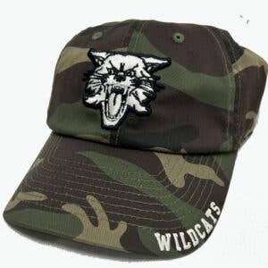 Casquette Kentucky Wildcats, camouflage avec logo blanc pour la vente par Turnovers Inc