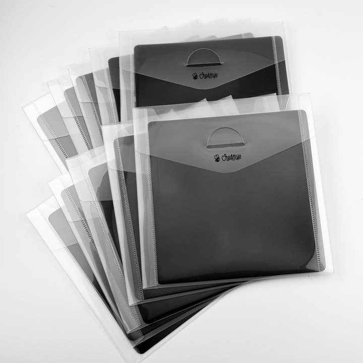 Honey Bee Stamps – wholesale Craft supplies – Bee Creative - Square Storage Pockets with Magnets 6" x 6"2