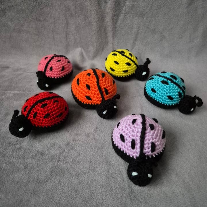 despinacrafting - Venta al por mayor Peluche - Niños y bebés - Mariquita de ganchillo