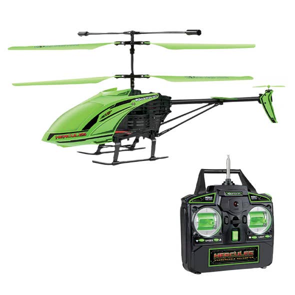 Hercules Unbreakable Glow In The Dark RC Helicopter for wholesale by World Tech Toys