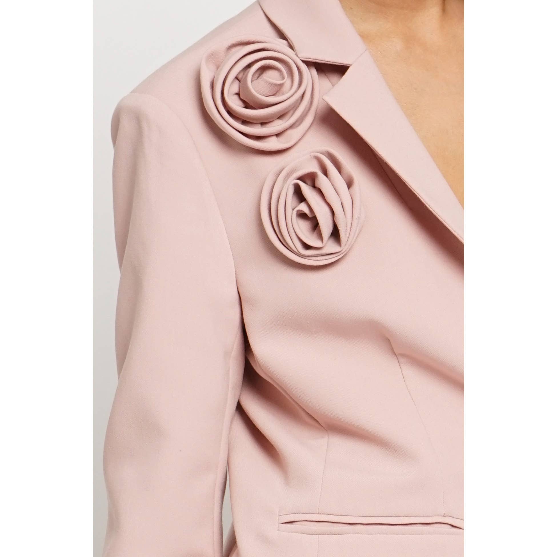 Sans Souci - Wholesale Blazer - Women's - ROSETTE ACCENT BLAZER19