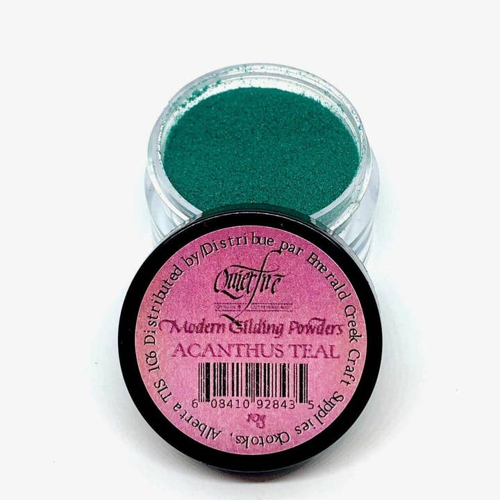 Poudres Dorées Modernes - Sarcelle d'Acanthe pour la vente par Emerald Creek Craft Supplies