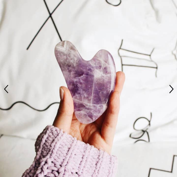 Orglamix - Vendita all'ingrosso Strumenti per gua sha - Strumento di sollevamento viso Gua Sha | Strumento di bellezza in cristallo naturale9