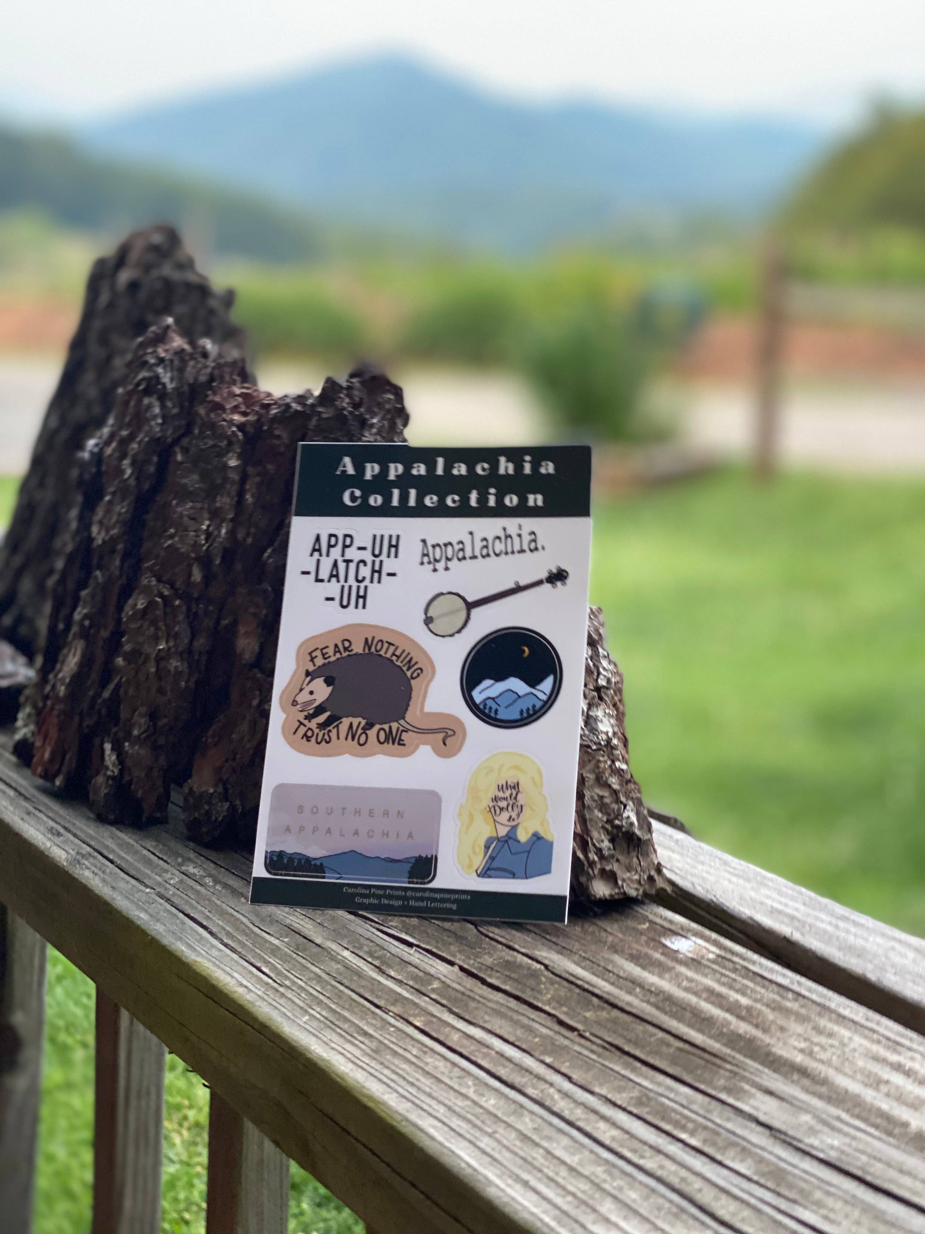 Carolina Pine Prints - Wholesale Sticker - Appalachia Collection- assorted stickers, Gift for Appalachi5