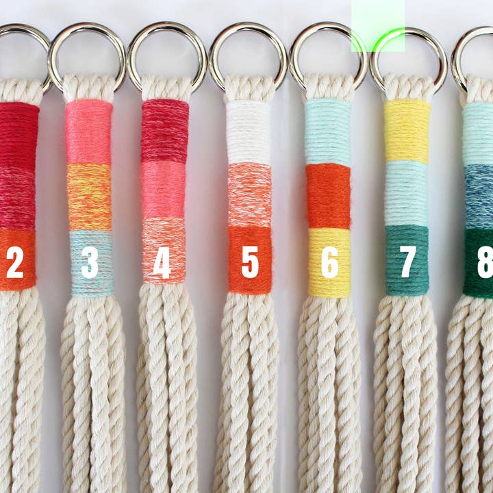 Macrame Plant Hanger, Color Block for wholesale by Freefille Market