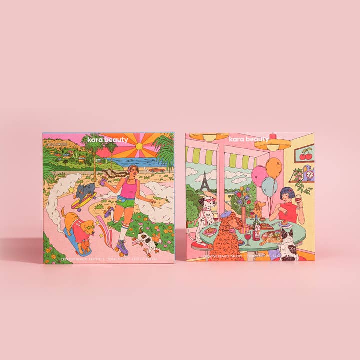 Kara Beauty - Wholesale Eyeshadow Palette - PAW'LLYWOOD FOREVER Creative Beaty Palette