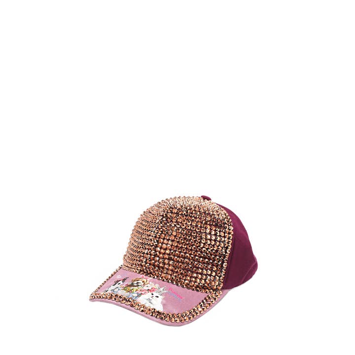 Nicole Lee USA - Vente Casquette de baseball – unisexe - CASQUETTE COURONNE EN STRASS