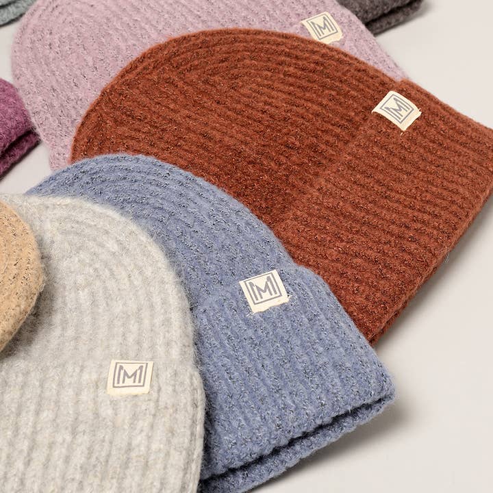 Fashion City - Wholesale Beanie - Women's - Soft Basic Ribbed Knit Cuff Beanie Hat