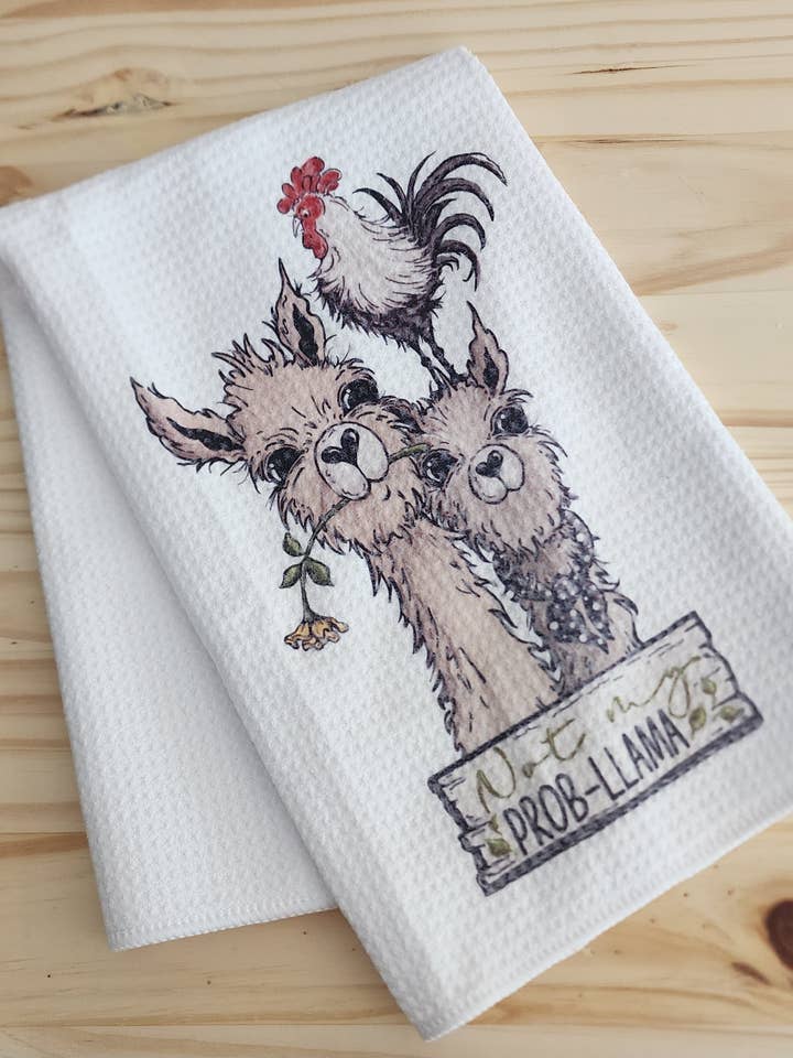 IKKE MIT PROB-LAMA VISKESTYKKE for engroshandel hos Doodles and Lace