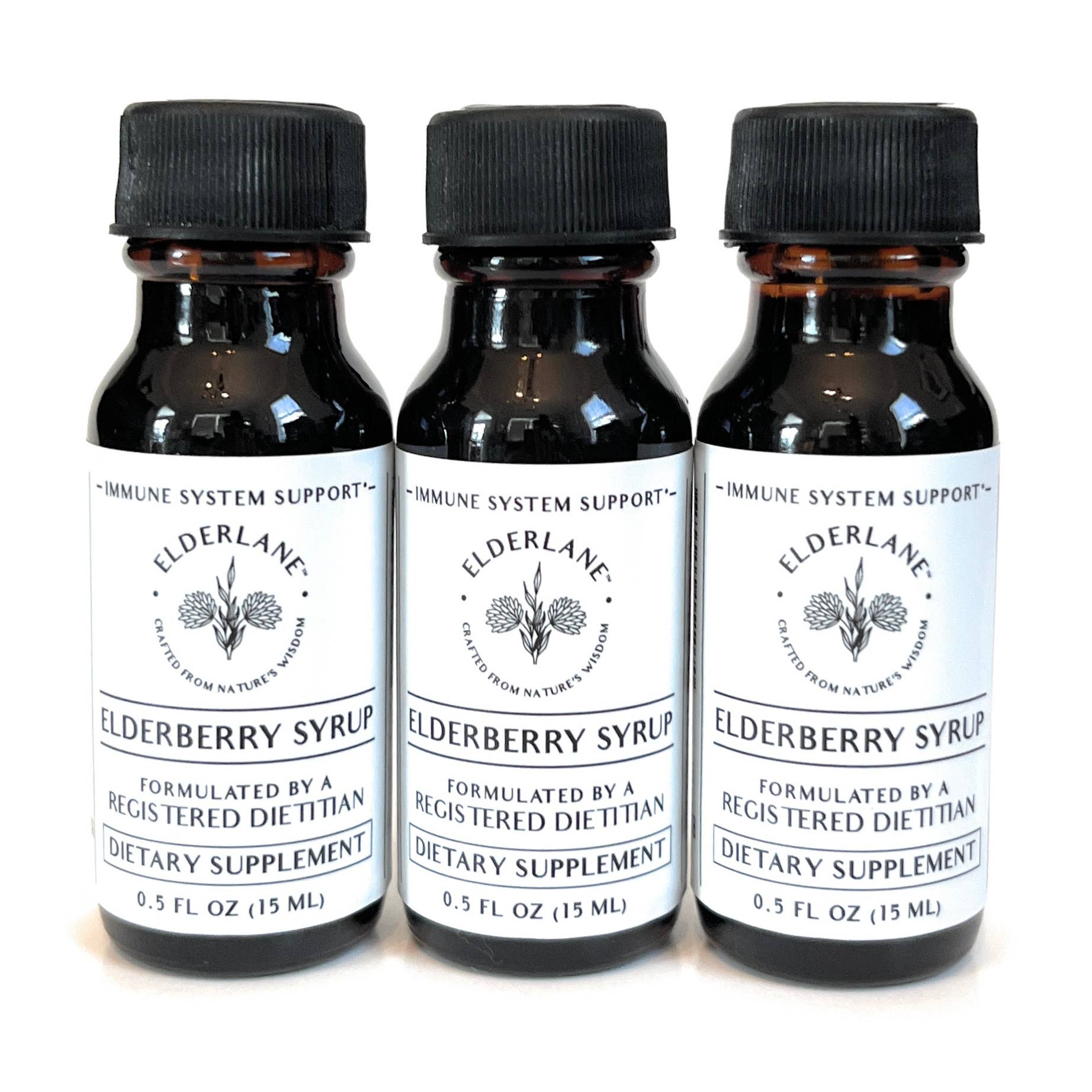 Elderlane® - Wholesale Oral Supplement/Vitamin - Elderberry Single Serve Bottles5