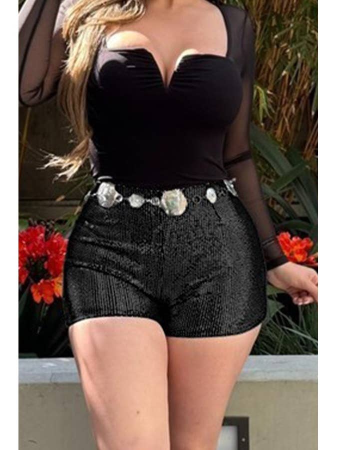 Sequin shorts with stretch fabric and zipper and other Purchase Wholesale sequin shorts. Free Returns & Net 60 Terms on Faire trending on Faire.