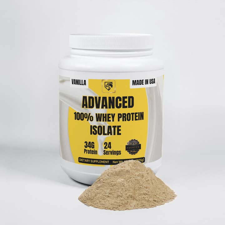 theLifeSupps.com – Proteína/Superalimento em pó por atacado – Isolado Avançado 100% Whey Protein - Sabor Baunilha | Suplemento Proteico de Alta Qualidade