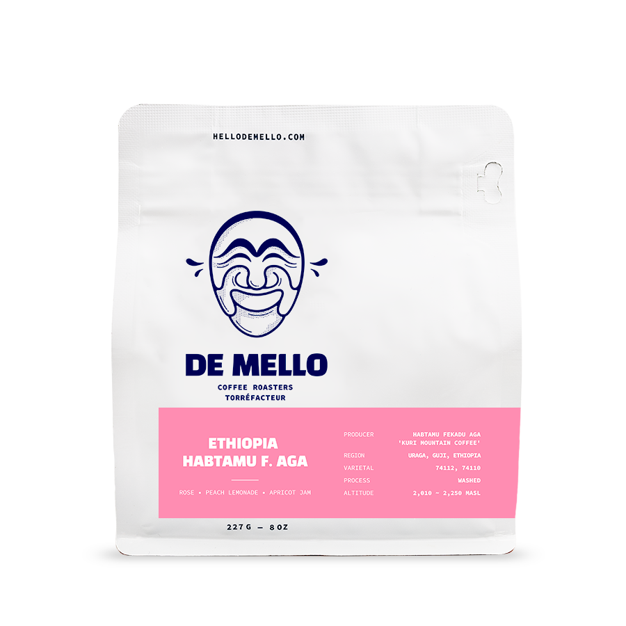 De Mello Coffee - Wholesale Coffee Beans - De Mello Ethiopian Habtamu F. Aga (Coffee Beans)0