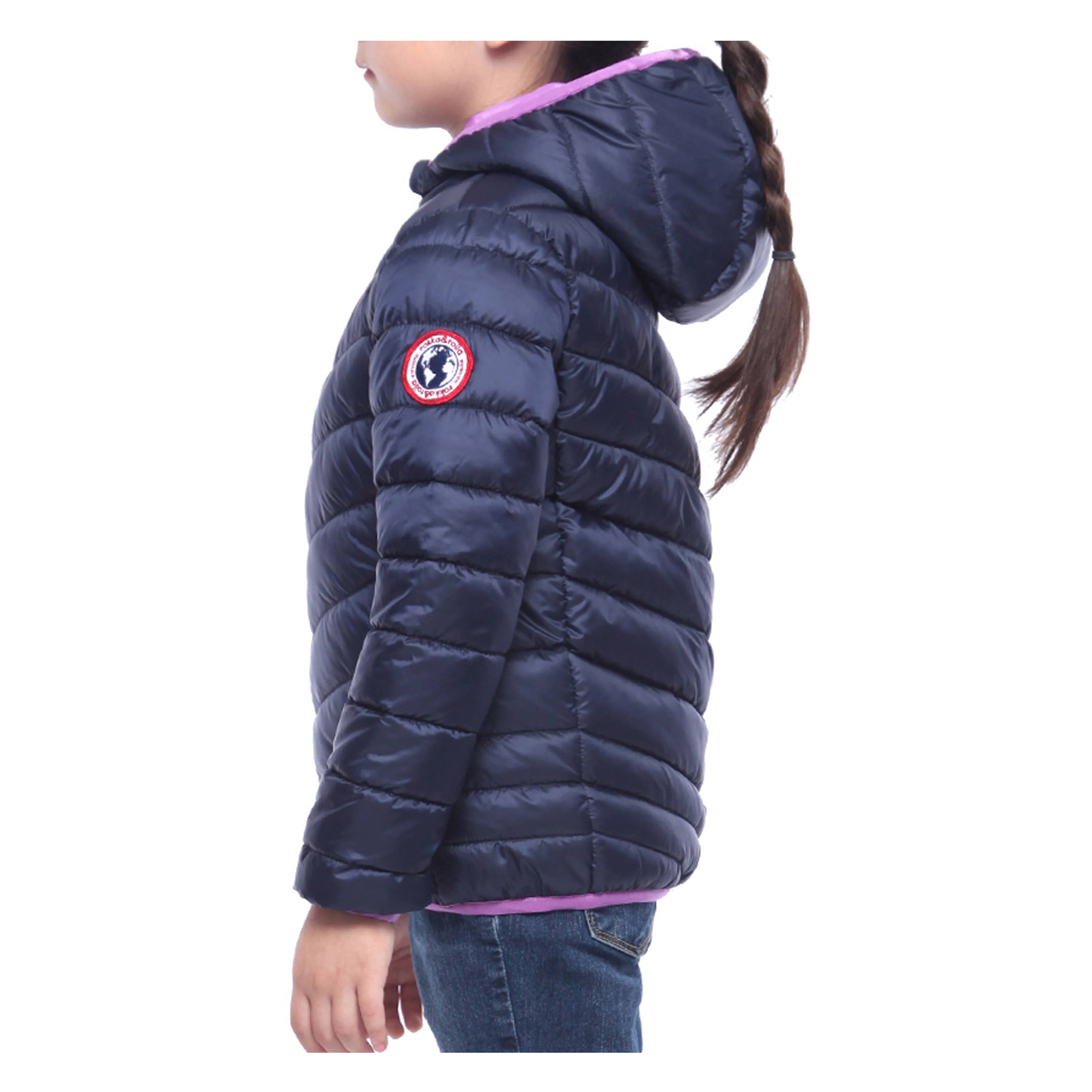 Rokka & Rolla - Wholesale Puffer Jacket - Kids - Girls' Reversible Light Puffer Jacket Coat4