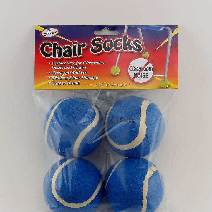 Chair Sox (4 ct. polybag) - Blue TPG-232 for wholesale by TPG Creations / The Pencil Grip