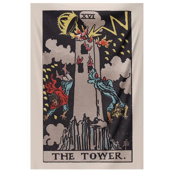 The Tower Tapestry for wholesale by Nirvana Threads