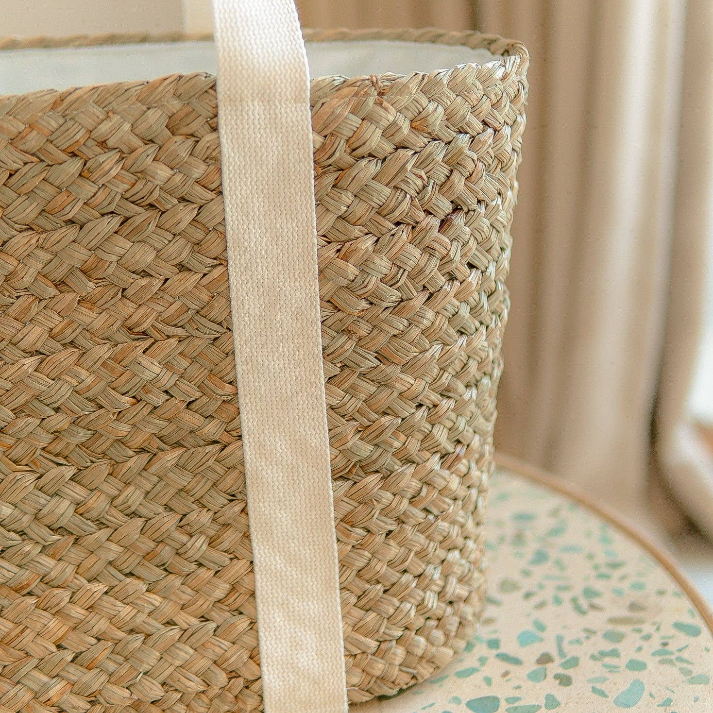 Kayu&Co. - Vente Tote bag – femme - Sac Isla – Cabas de marché tissé à la main en jacinthe d'eau2