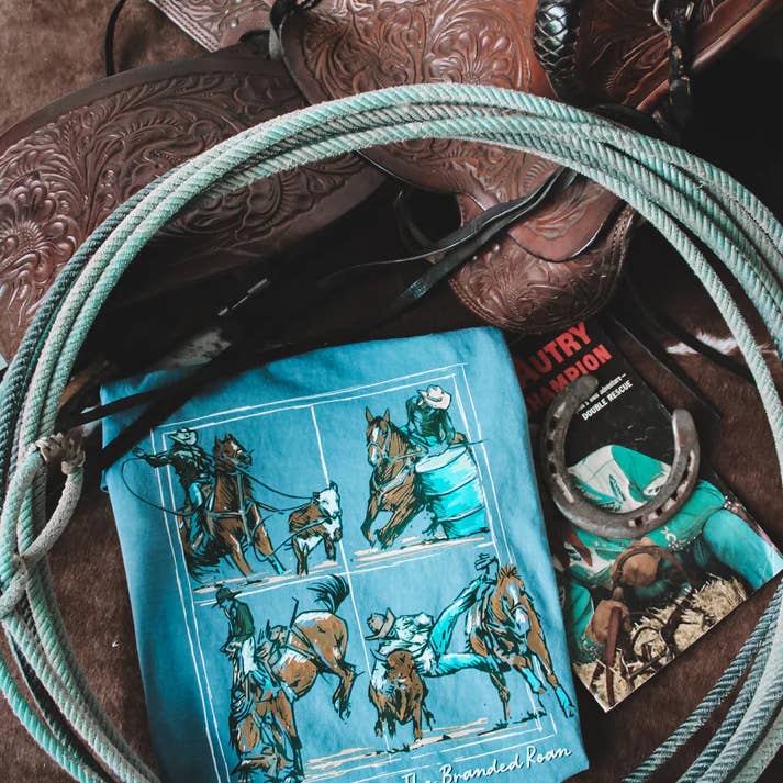 All Around Cowboy Tee for wholesale by The Branded Roan