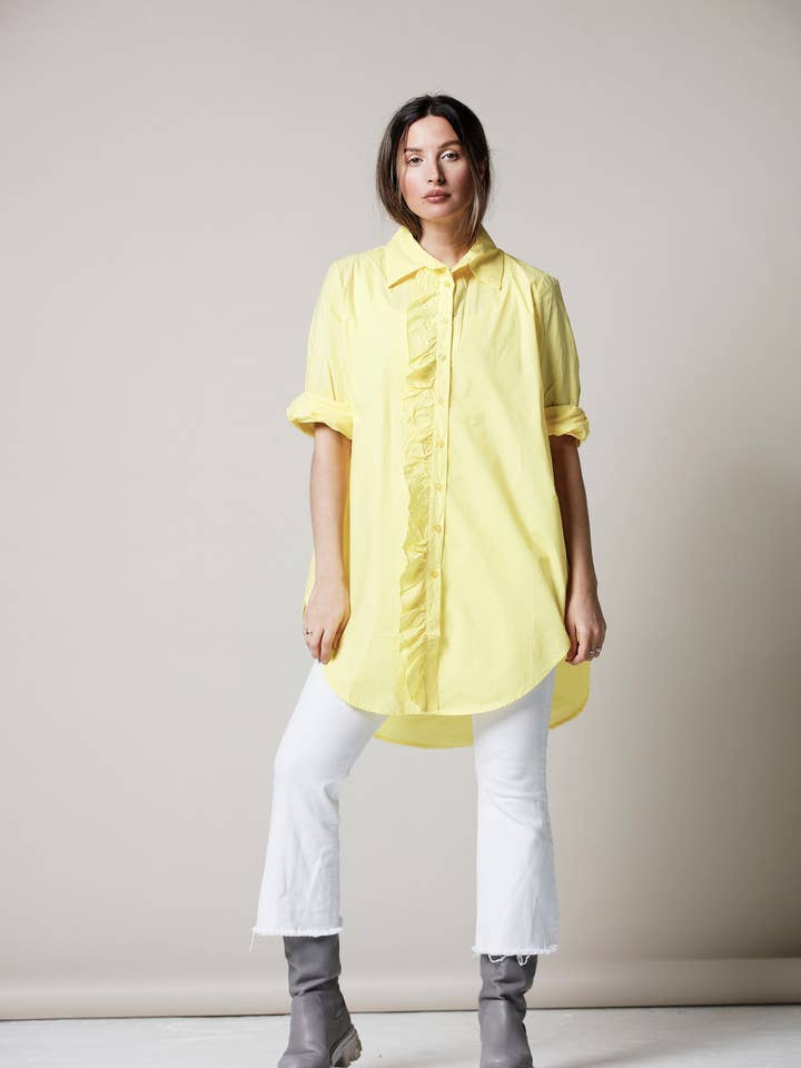 Girlfriend Cotton Shirt - 40 colors for wholesale by SixtyDays