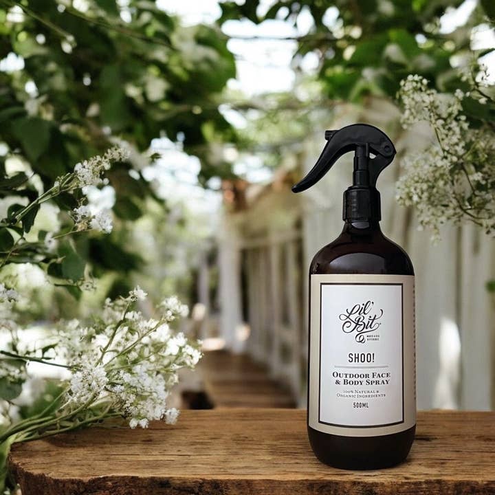 Lil'Bit Better - Wholesale Insect Repellent - SHOO! Outdoor Face & Body Spray 500ml (Repellent)