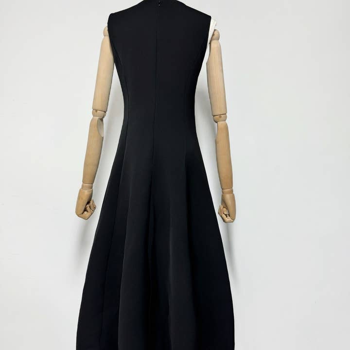 Productseeker - Wholesale Dress - Women's - DR750Y Sleeveless 3D Floral Embroidered Elegant Long Dress1