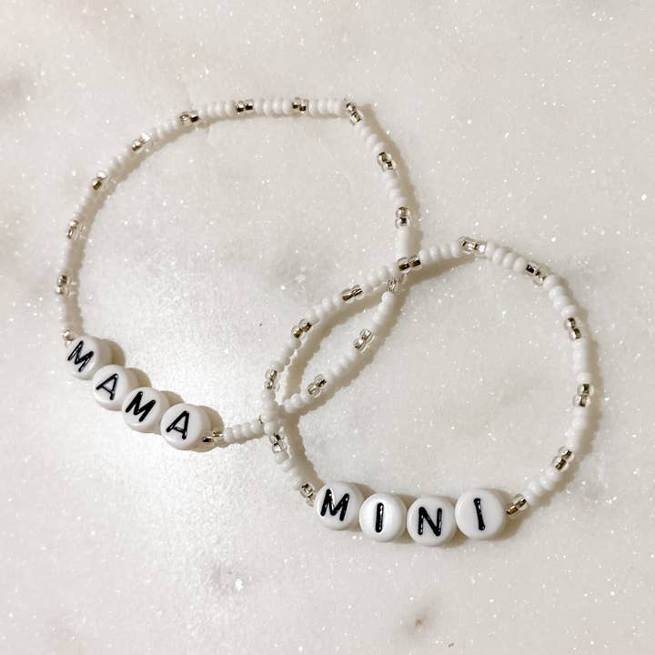 Mama & Me armband voor wholesale door Dainty Daisy Bead Co.