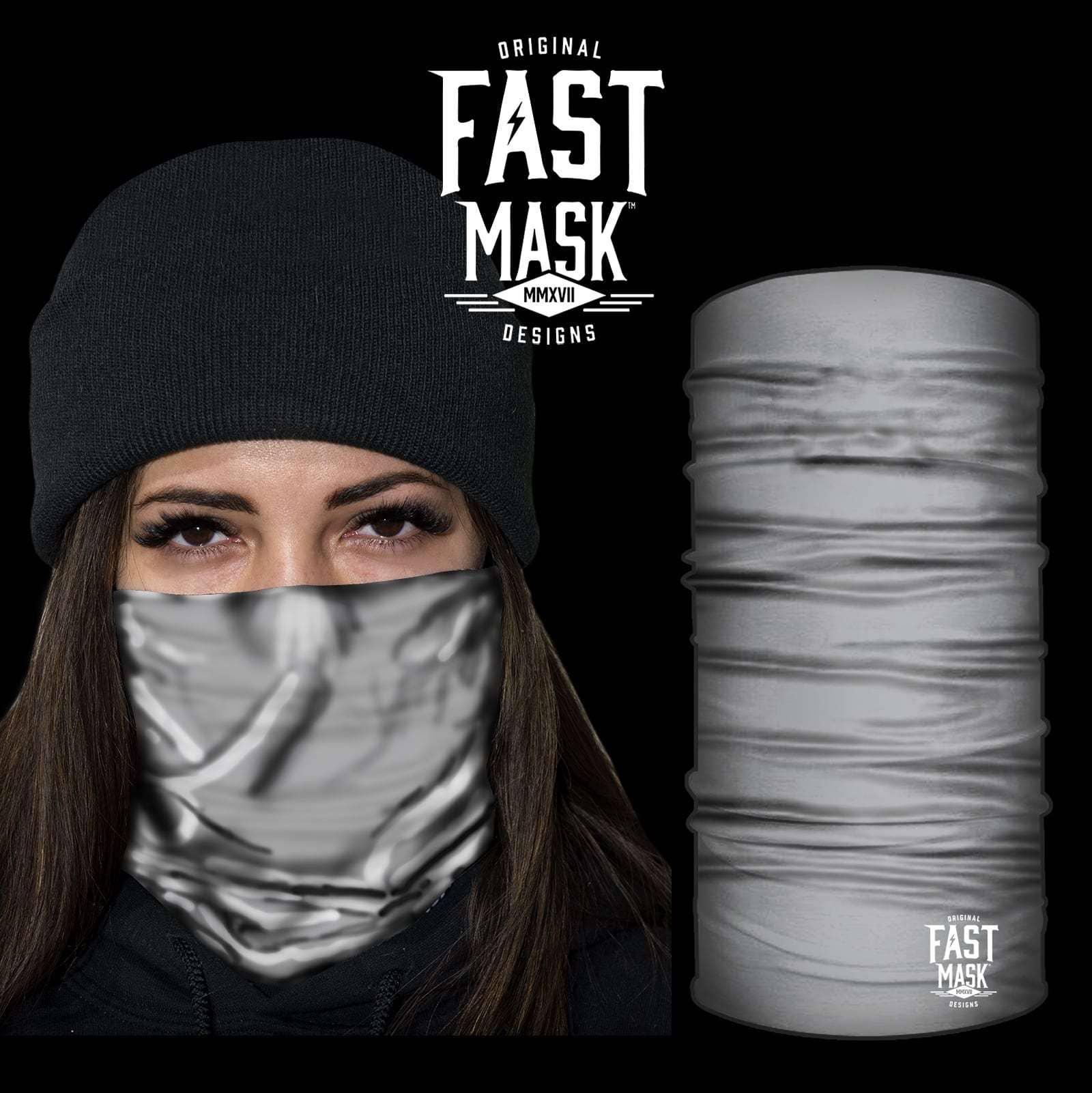 Live Fast Gear - Vendita all'ingrosso Scaldacollo/snood - Uomo - Ghetta da collo grigia, ora con bordi cuciti*3